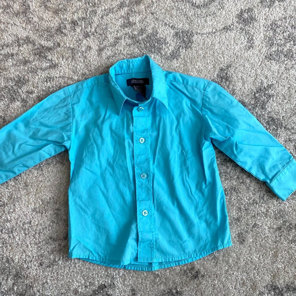 Sky-Blue Kenneth Cole Reaction Button Down